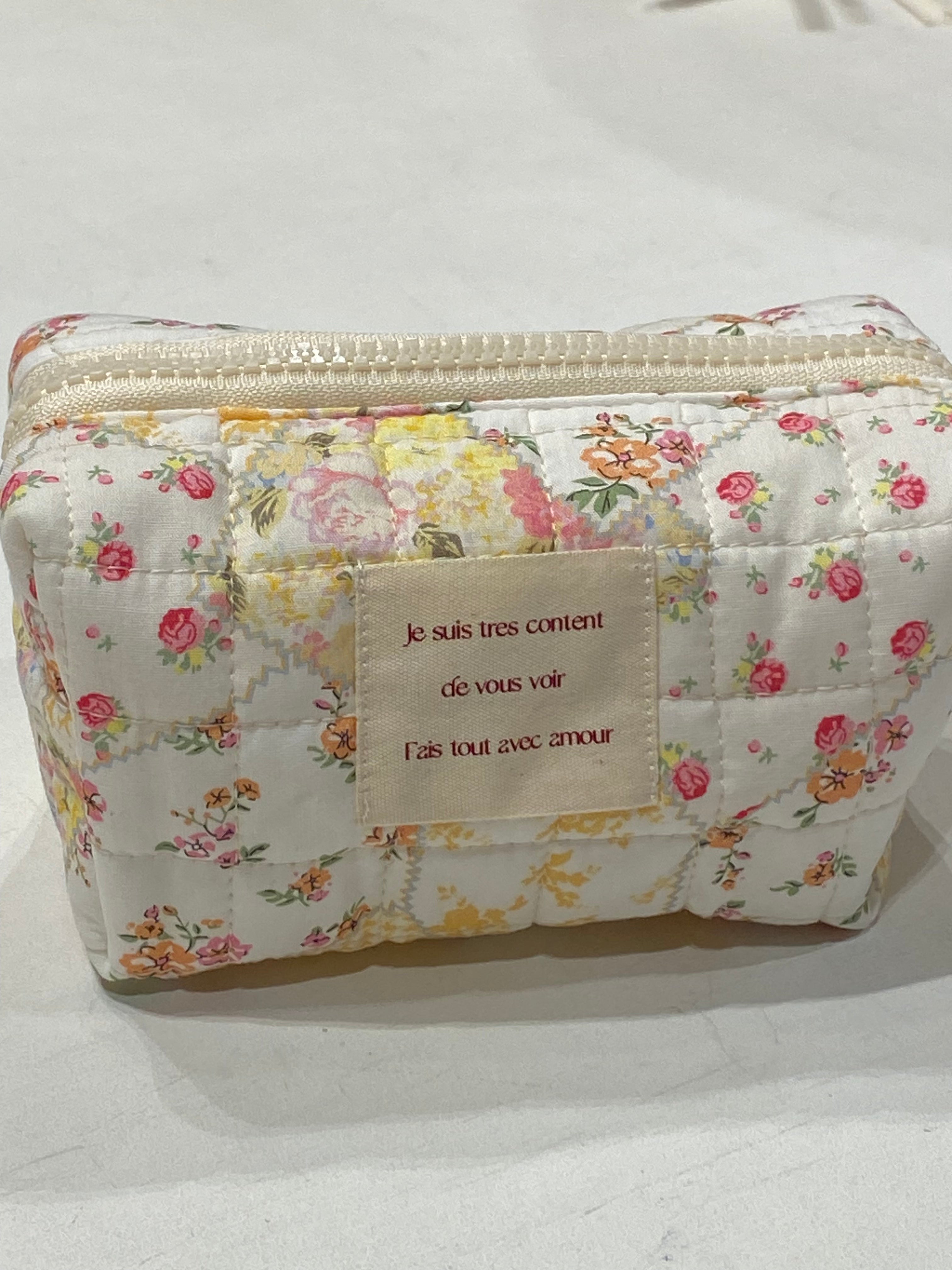 Floral Pouch - Pink
