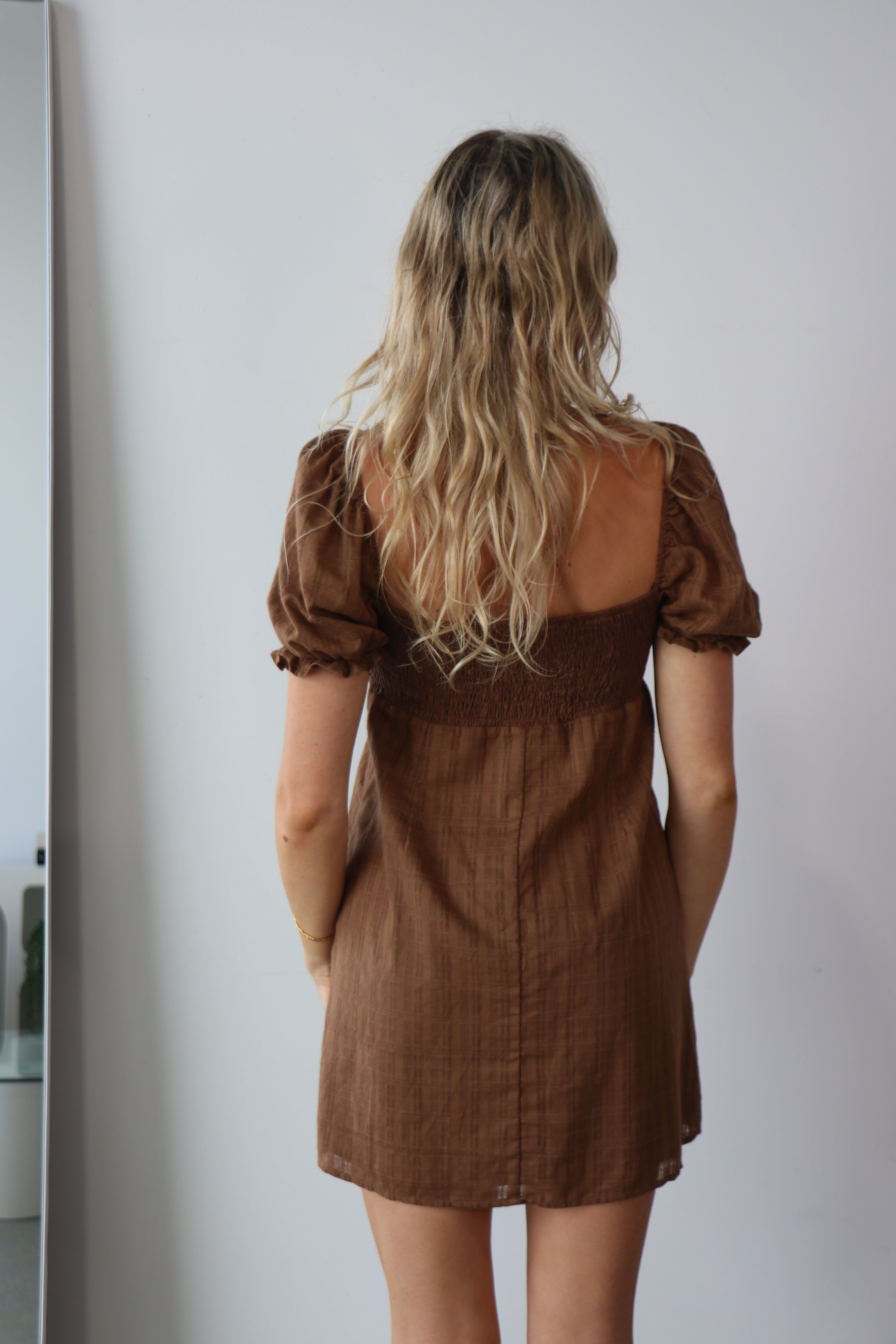 Rami Mini Dress - Brown