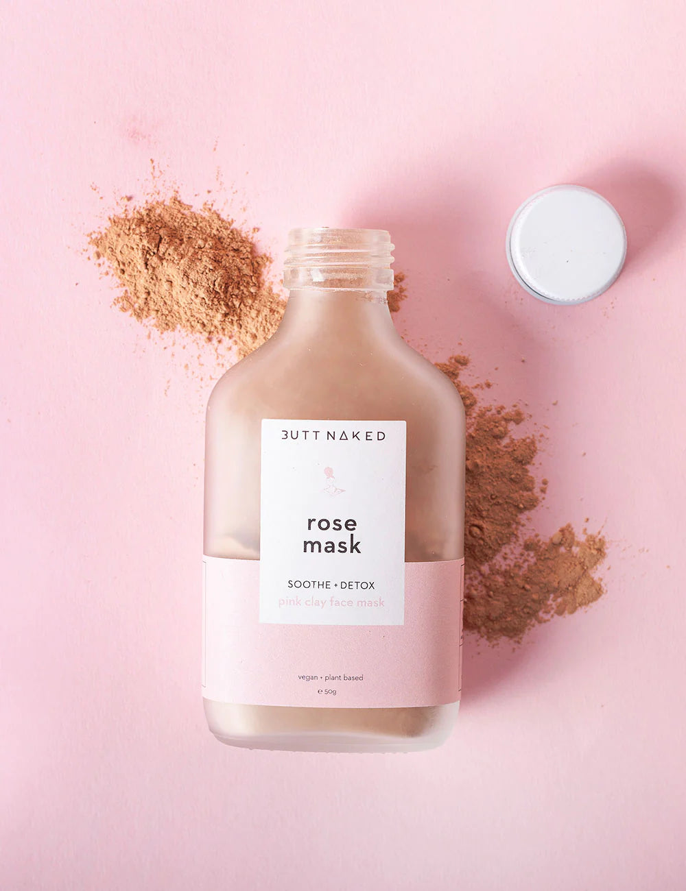 Rose Pink Clay Face Mask 50g