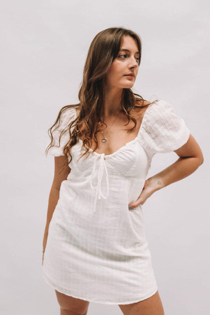 Rami Mini Dress - White