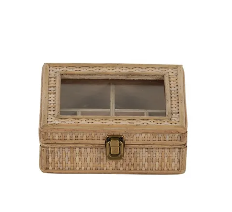 RAYNA RATTAN JEWELLERY DISPLAY BOX