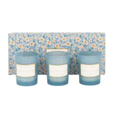 Betty Scented Candle Blue - 3pk