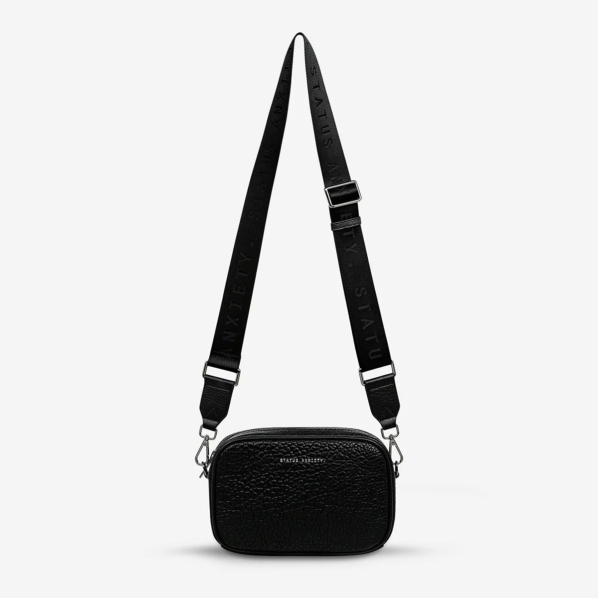 Plunder With Webbed Strap -Black Bubble