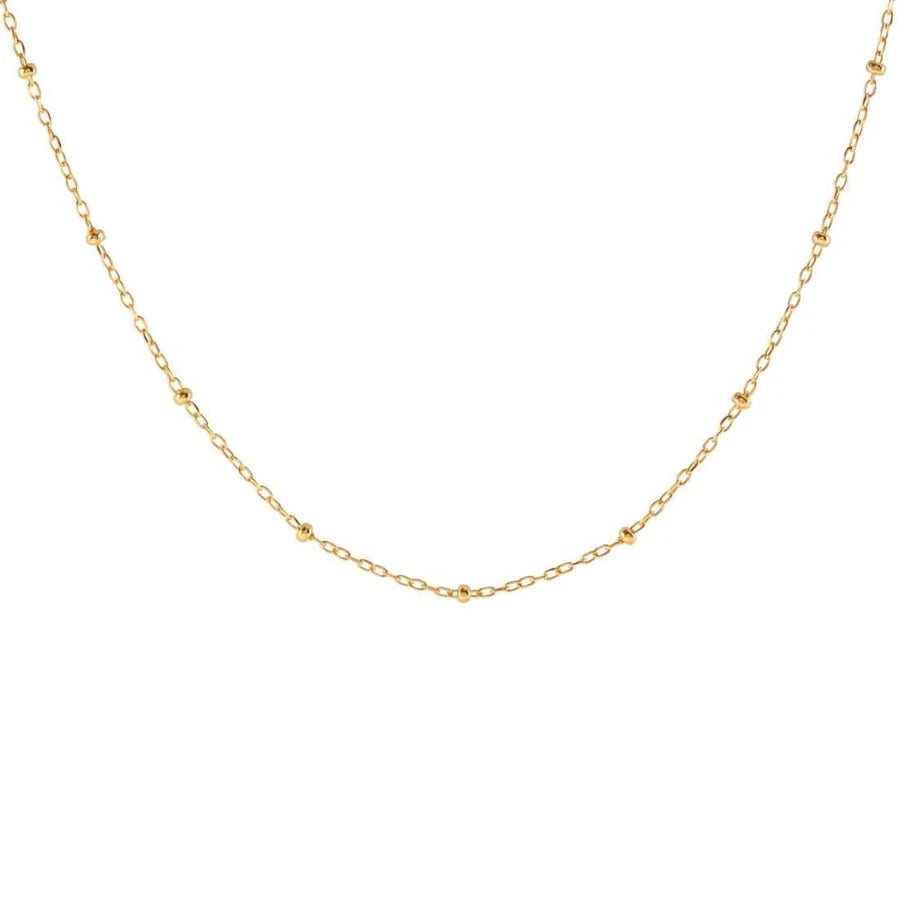 Disco Chain Necklace - Gold